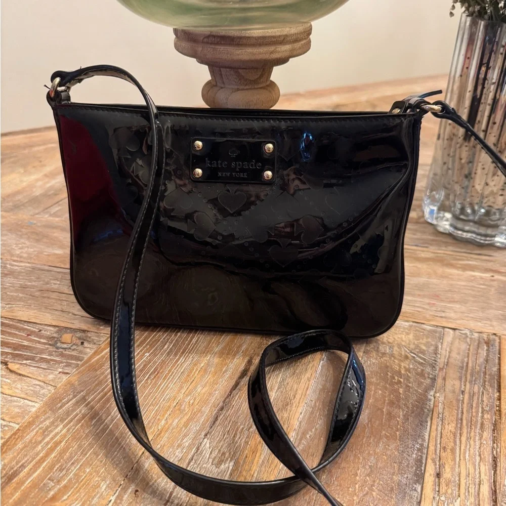 Kate Spade Black Patent Leather Purse